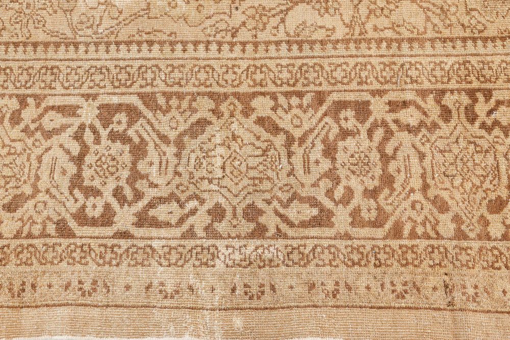 Authentic Persian Sultanabad Botanic Design Handmade Wool Rug BB7473