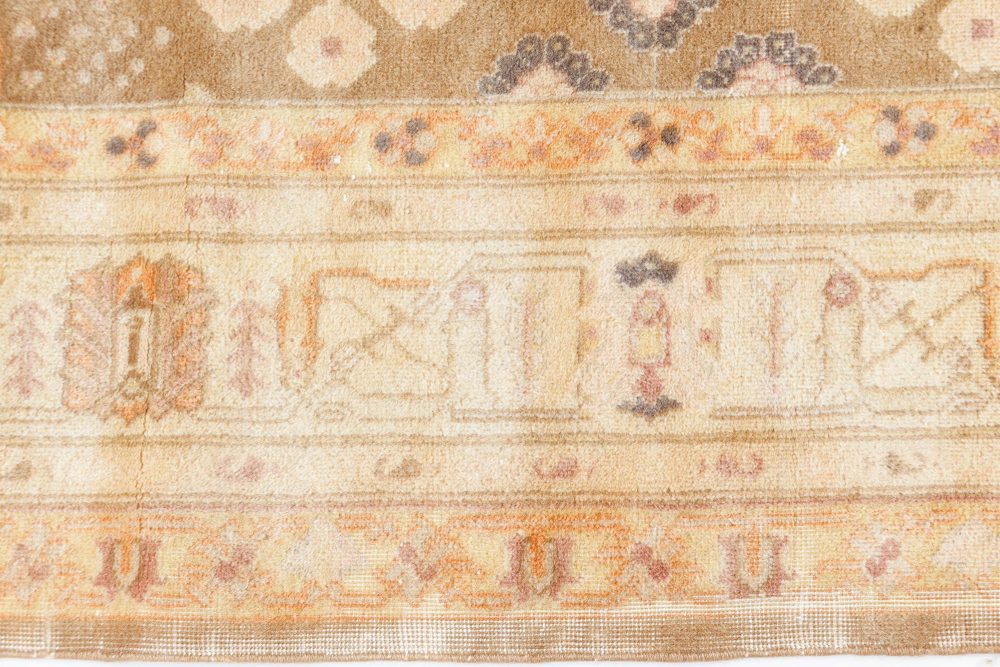 Vintage Persian Tabriz Botanic Design Handmade Wool Carpet BB7494