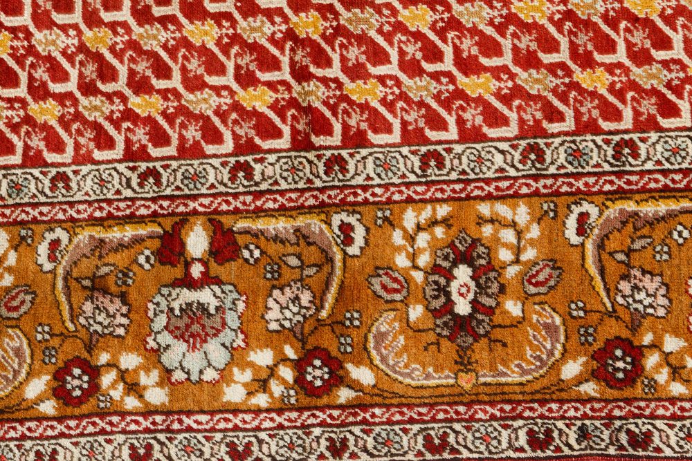 Authentic Turkish Oushak Handmade Wool Carpet BB7507