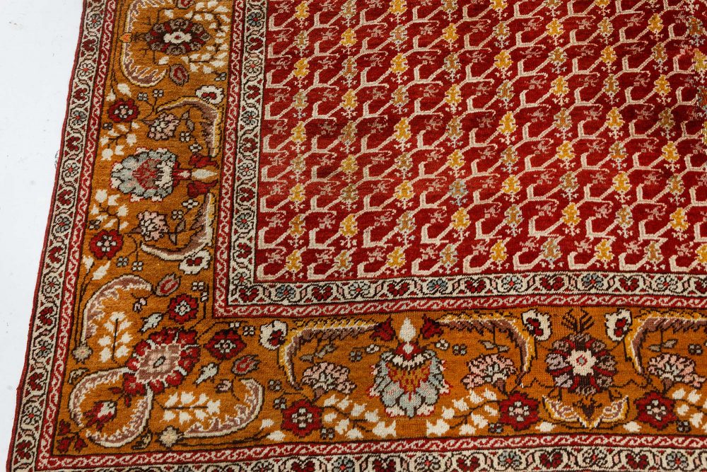 Authentic Turkish Oushak Handmade Wool Carpet BB7507