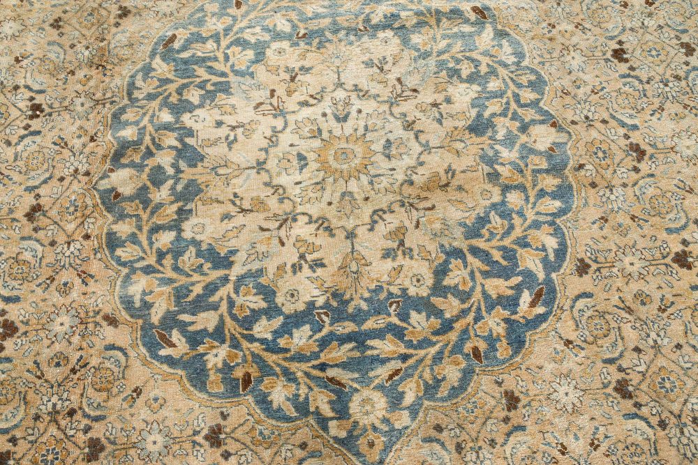 Fine Antique Persian Tabriz Handmade Wool Rug BB7508