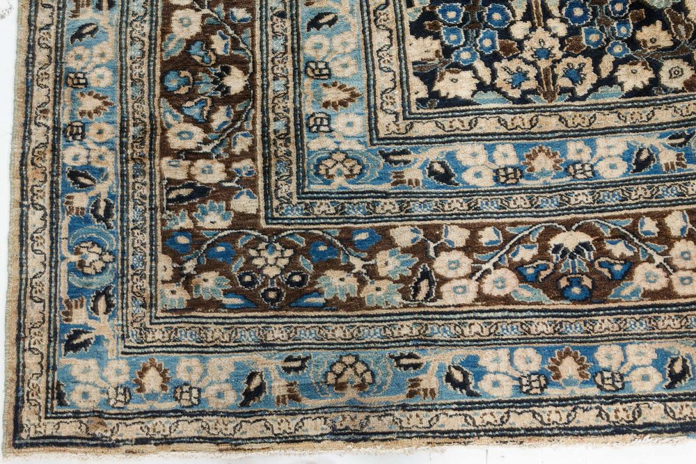 Authentic 19th Century Persian Meshad Carpet BB7510