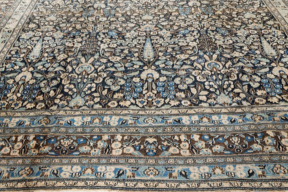 Authentic 19th Century Persian Meshad Carpet BB7510