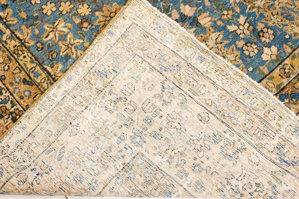 Vintage Kirman Blue Carpet BB7515