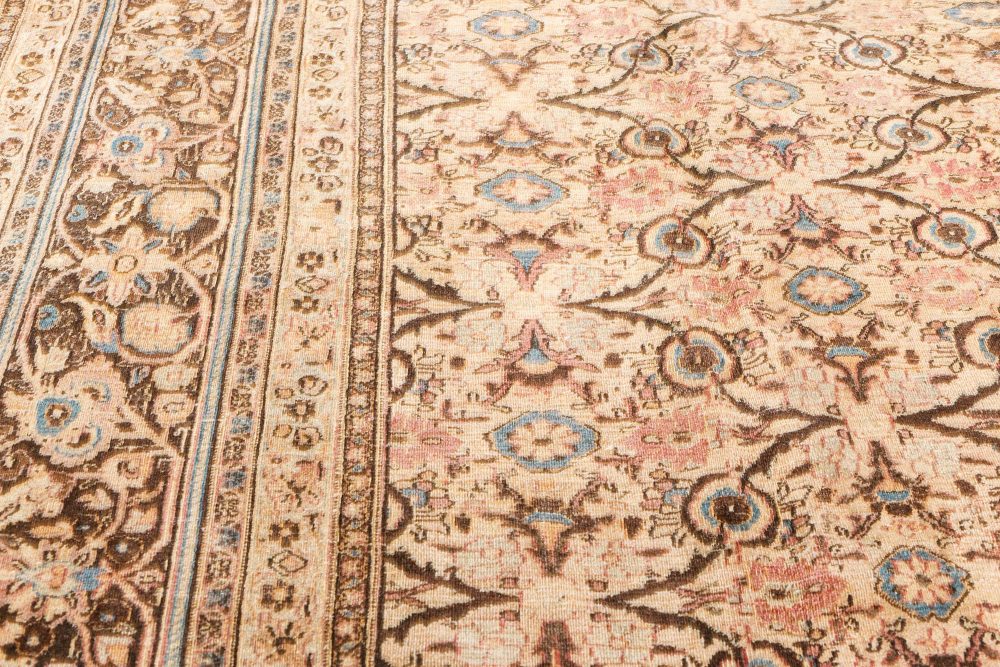 Fine Antique Persian Meshad Handmade Wool Rug BB7518