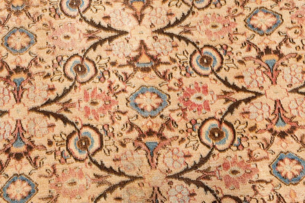 Fine Antique Persian Meshad Handmade Wool Rug BB7518