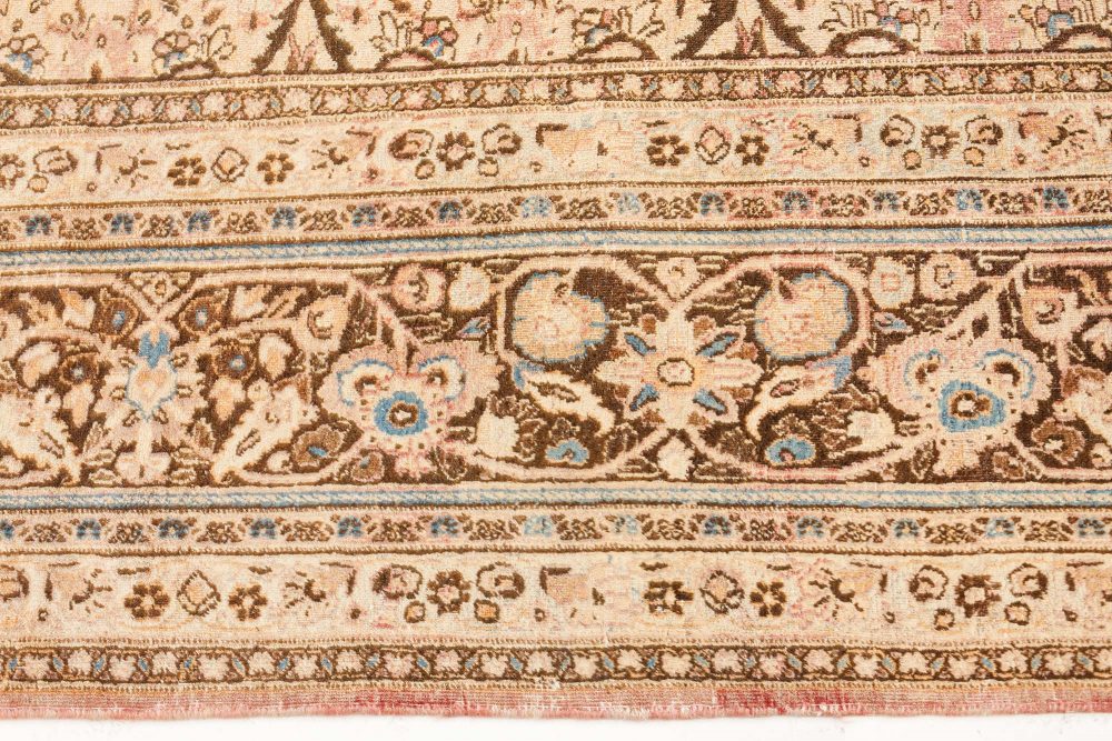 Fine Antique Persian Meshad Handmade Wool Rug BB7518