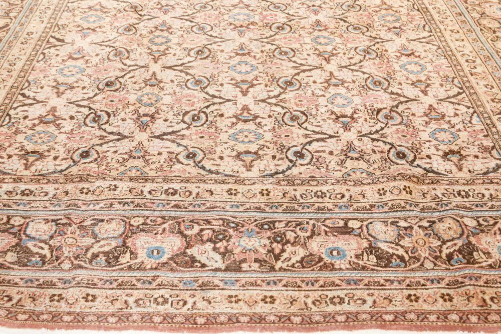 Fine Antique Persian Meshad Handmade Wool Rug BB7518