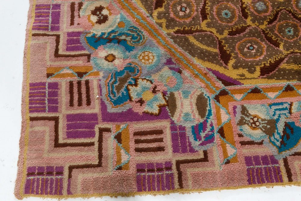 Vintage French Art Deco Rug BB7530