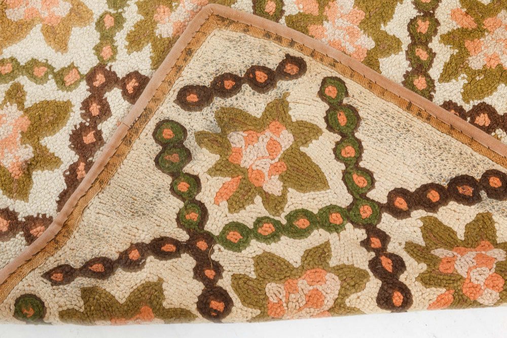 Vintage American Hooked Rug BB7531