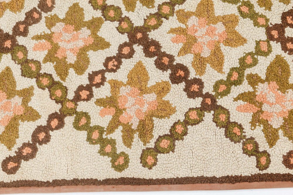 Vintage American Hooked Rug BB7531