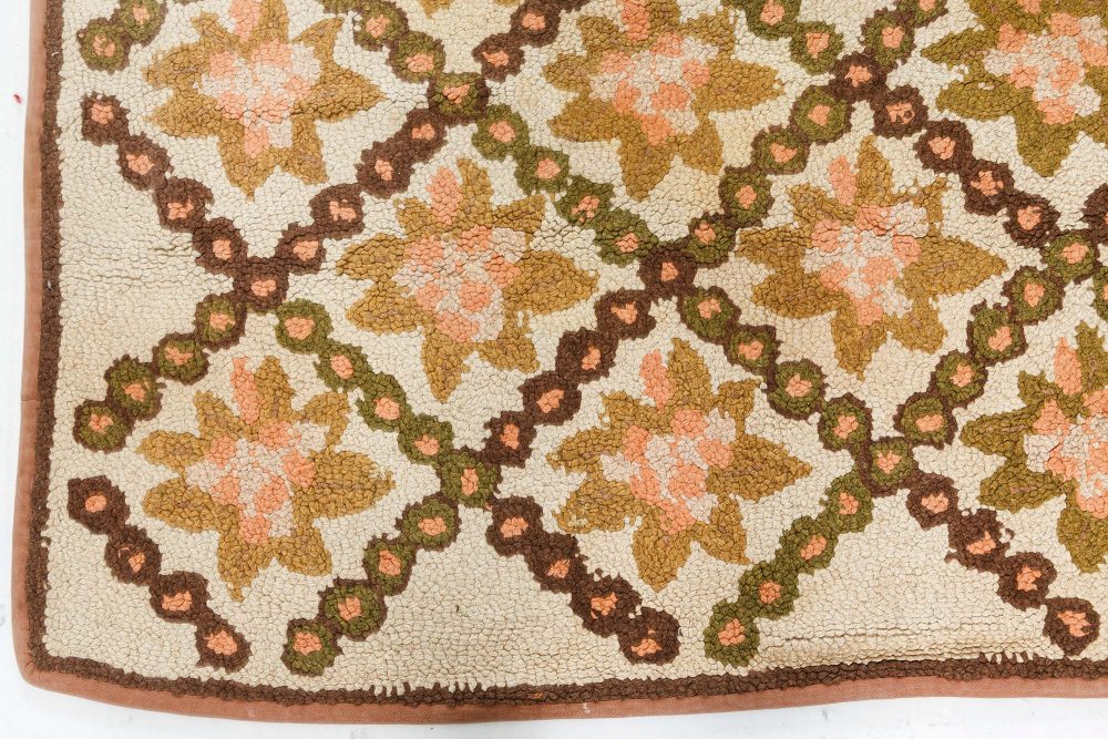 Vintage American Hooked Rug BB7531