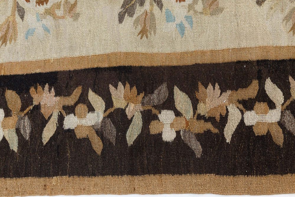 Authentic Botanic Russian Bessarabian Handmade Wool Rug BB7549