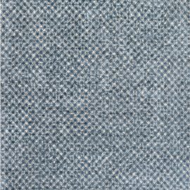 Art Deco Contemporary Geometric Light Beige Hand-Knotted Silk Carpet “Rhombus” N10835