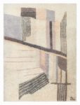 Early 20th Century French <mark class='searchwp-highlight'>Art Deco</mark> Beige Handmade Wool Rug BB5030