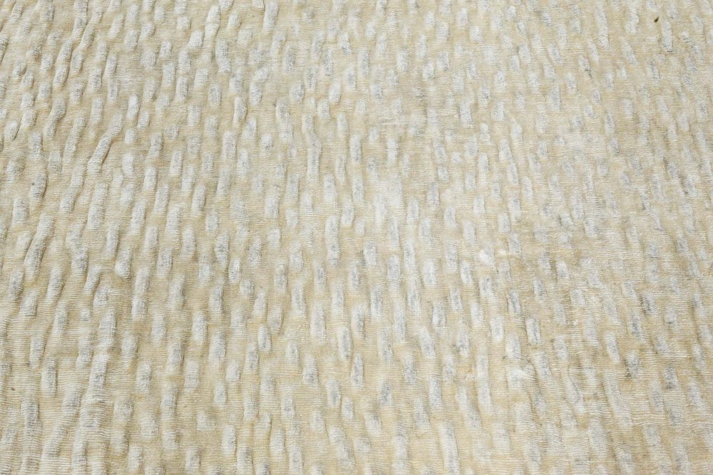 Doris Leslie Blau Collection Sand Dunes in Beige Silk Rug N10988