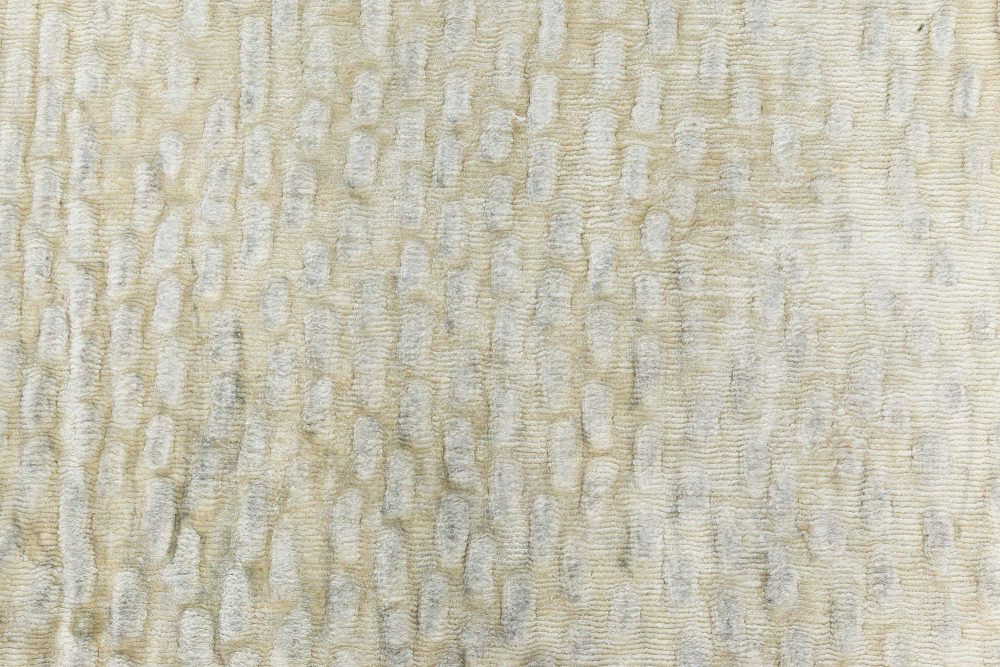 Doris Leslie Blau Collection Sand Dunes in Beige Silk Rug N10988