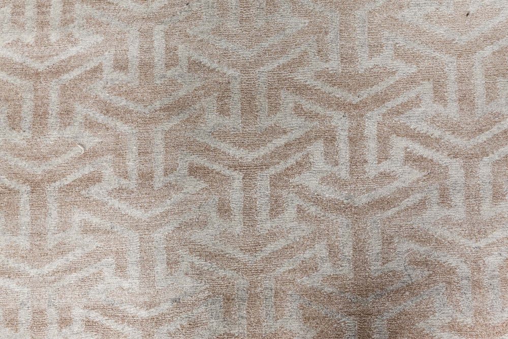 Doris Leslie Blau Collection Modern Terra Rug in Natural Wool N11268