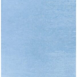 “Skywash” Modern Hand-Knotted Solid Light Blue Linen Rug N12911