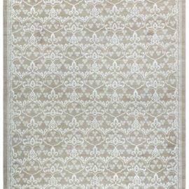 Doris Leslie Blau Collection Traditional European Inspired Beige, White Wool Rug N12727