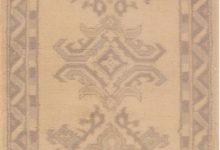 Antique Turkish Oushak Handmade Wool Runner BB5359
