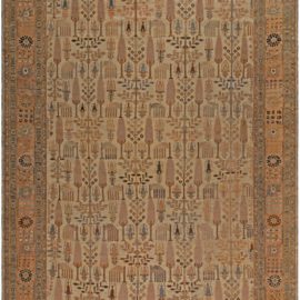 Authentic Persian Bakhtiari Handmade Wool Rug BB5582