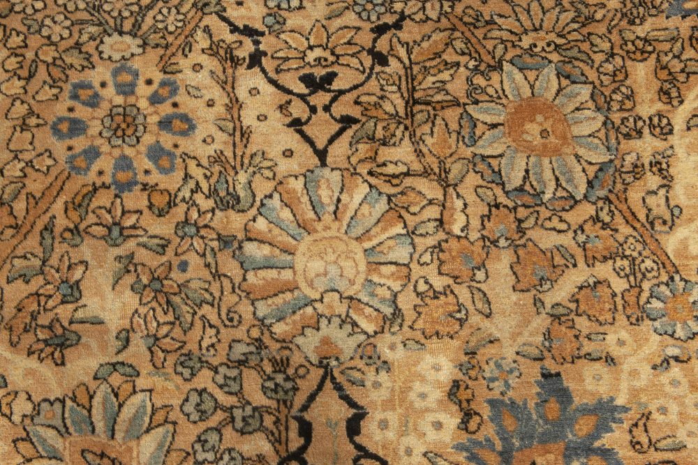 Fine Antique Persian Kirman Handmade Wool Rug BB6019