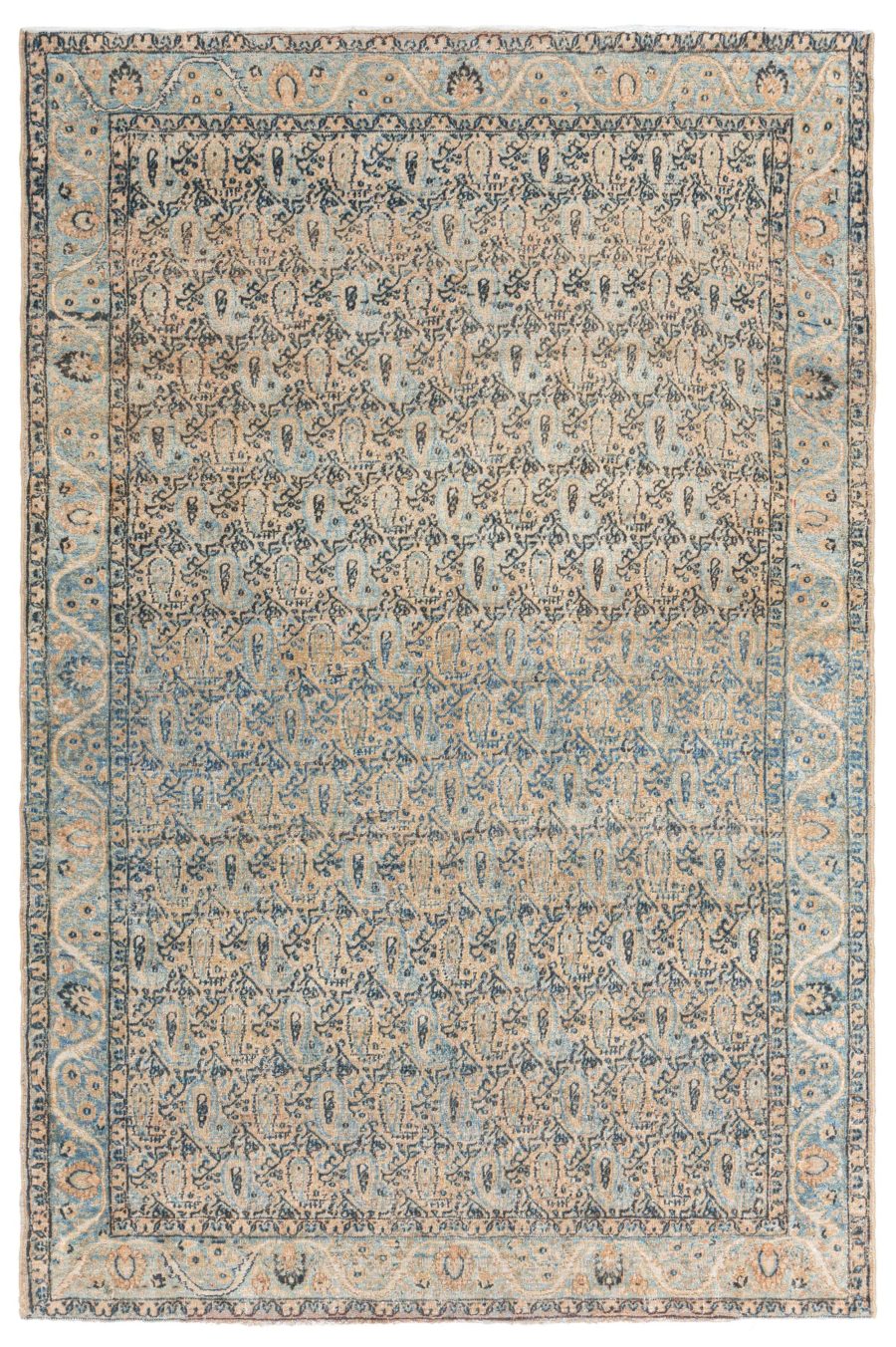 Authentic Persian Kirman Handmade Wool Rug BB5299