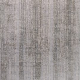 Contemporary Gray Perspective Hand Knotted Wool Rug N10479