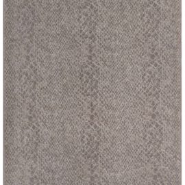 Classic Taupe Abstract Modern Handmade Wool And Silk Rug “Snake Skin” N10695