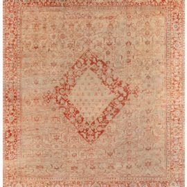 One-of-a-kind Oversized Antique Turkish Oushak Handmade Rug BB5281