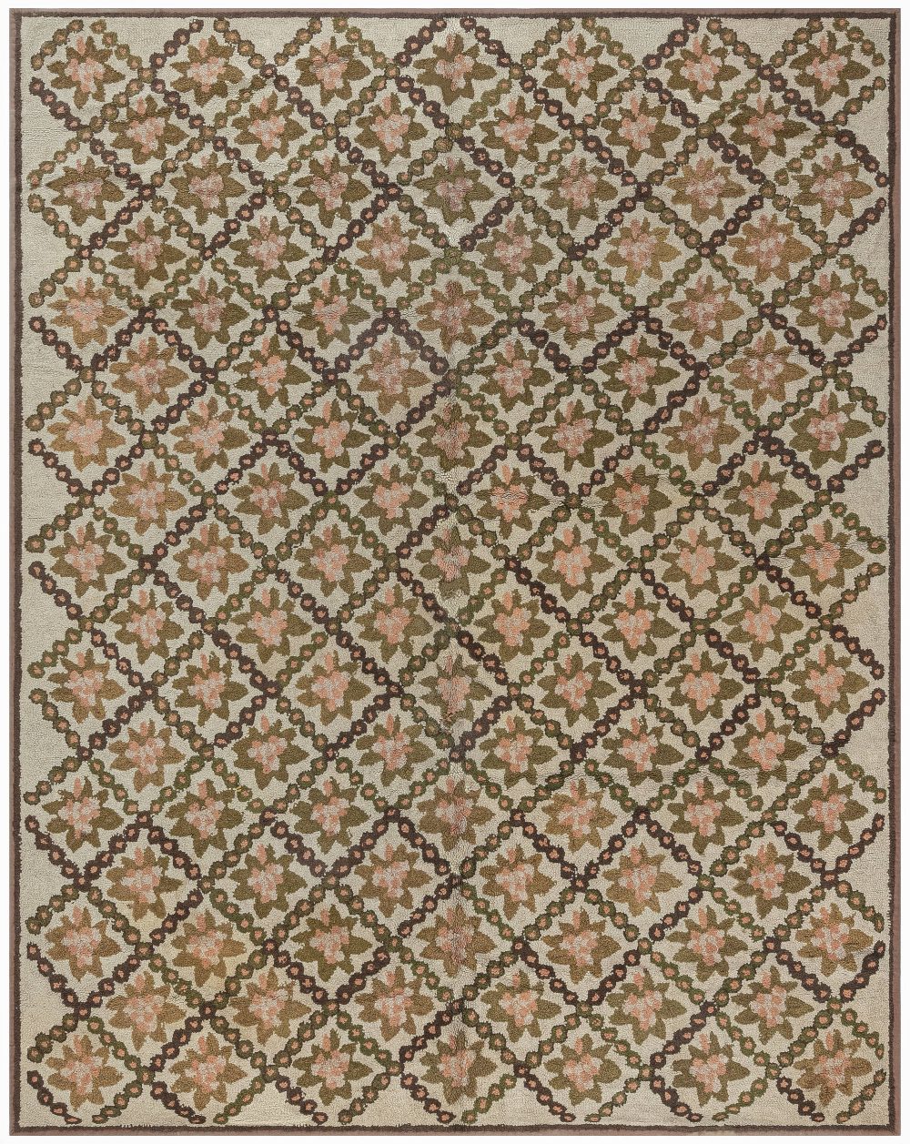 Vintage American Hooked Rug BB7531