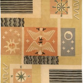 Vintage Handmade Rug BB4332