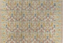 Vintage Spanish Botanic Handmade Wool Carpet BB7111