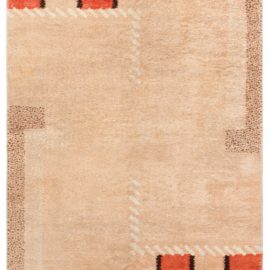 Vintage Hand-Knotted Rug BB8507