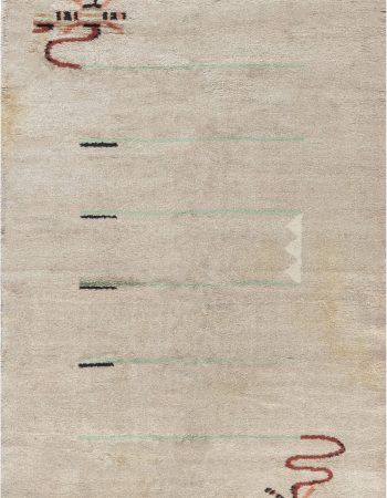 Modern Art Deco Fan Pattern Custom Rug in Ivory, Warm Beige, and Soft Taupe S50051 Modern Art Deco Fan Pattern Custom Rug in Ivory, Warm Beige, and Soft Taupe S50051
