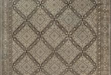 High-quality Samarkand <mark class='searchwp-highlight'>Khotan</mark> Beige, Brown Hand Knotted Wool Rug BB7447