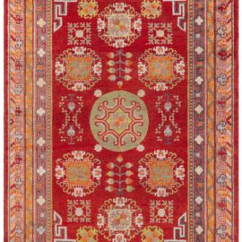 Vintage Hand-Knotted Rug BB8952
