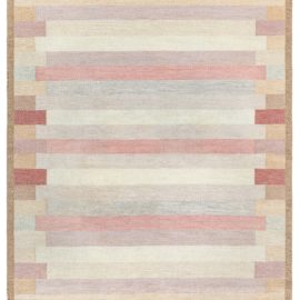 Vintage Swedish Hand-Knotted Rug BB5883