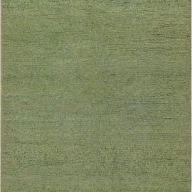 Mid-20th century Turkish Tulu Green Handwoven Wool Rug BB7427