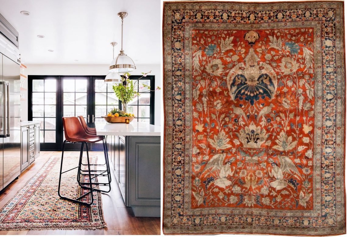 An Antique Persian Tabriz Rub by Doris Leslie Blau