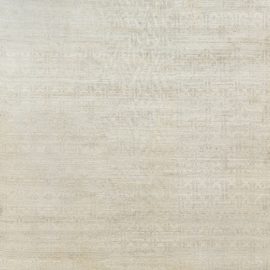 Abstract Modern Interwoven Grid Light Gray Hand-Knotted Wool Rug “Trama” N11362