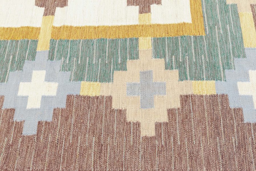 Swedish Flat Weave rug by Sverker Greuholm BB6300