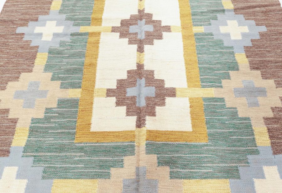Swedish Flat Weave rug by Sverker Greuholm BB6300