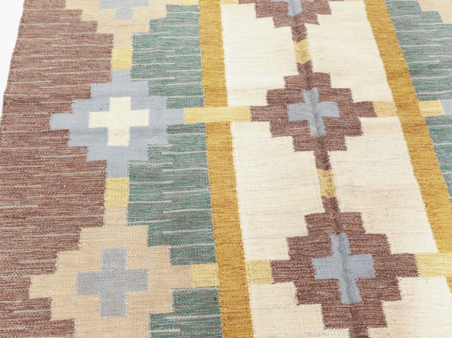 Swedish Flat Weave rug by Sverker Greuholm BB6300