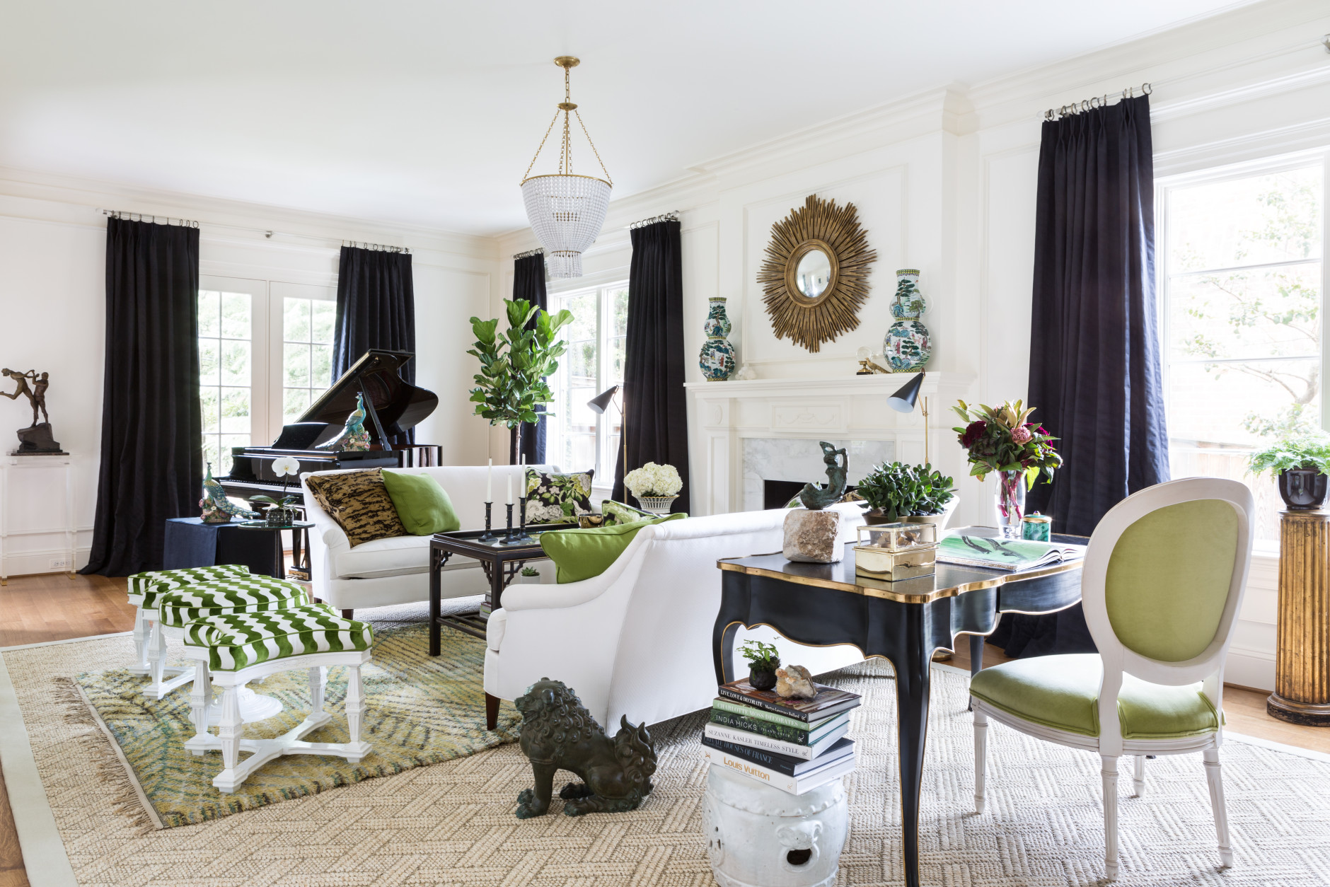 elegant living room chic interior design
