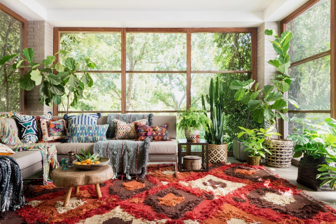 bohemian boho interior decor Moroccan interior Moroccan rug