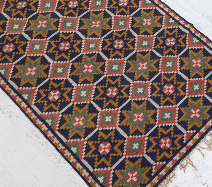 Mid-20th Century Swedish Flat-Weave Wool Runner BB6250