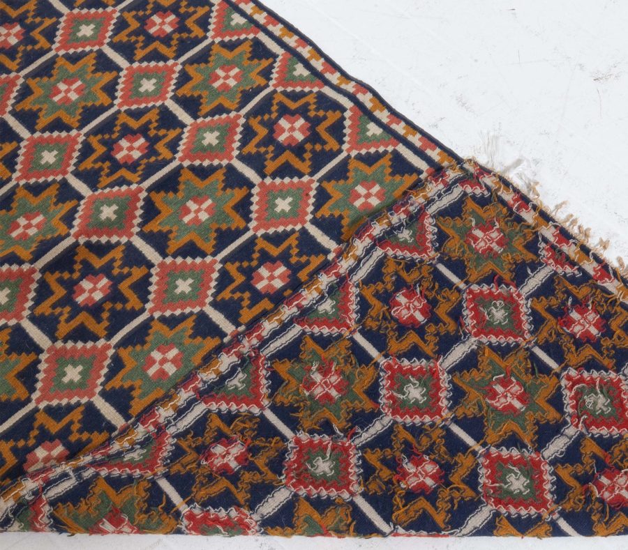 Mid-20th Century Swedish Flat-Weave Wool Runner BB6250