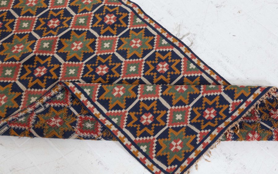 Mid-20th Century Swedish Flat-Weave Wool Runner BB6250